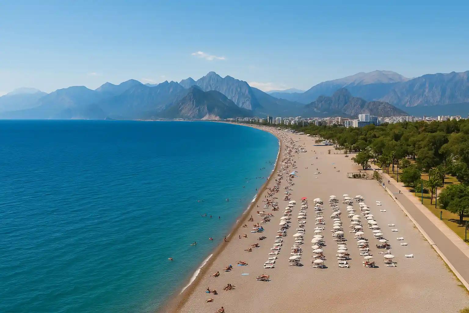 Konyaaltı Beach: Sun, Sea, and City Comfort in Antalya