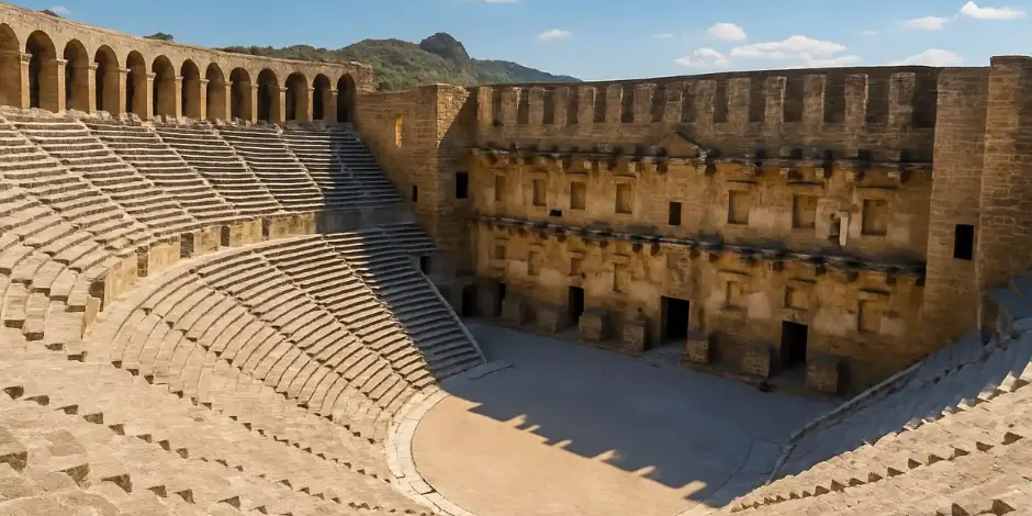 Aspendos Antikes Theater: Ein akustisches Wunder der Antike
